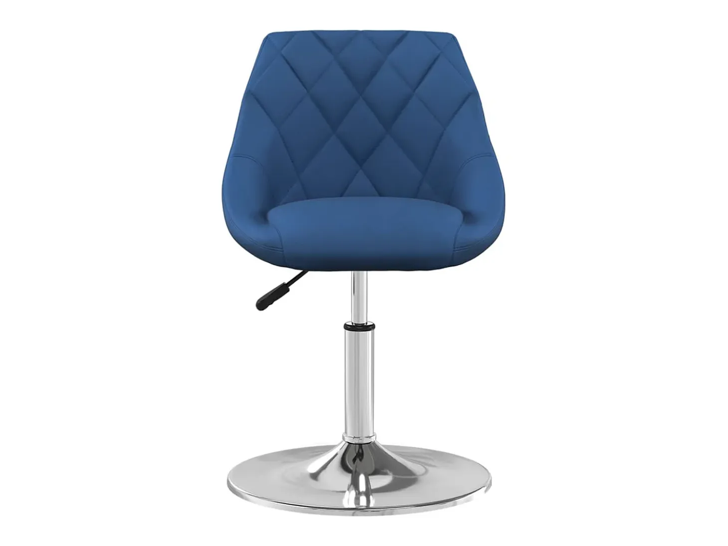 Sillas de comedor giratorias 4 unidades terciopelo azul