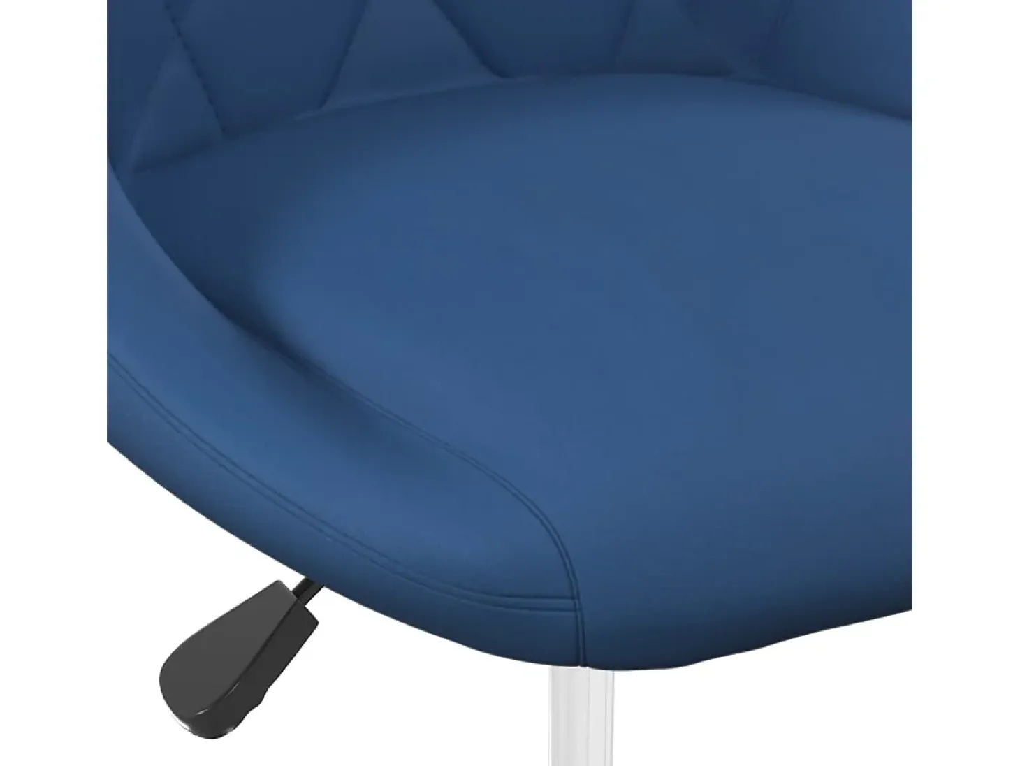 Sillas de comedor giratorias 4 unidades terciopelo azul