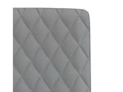 Sillas de comedor giratorias 2 unidades tela gris claro