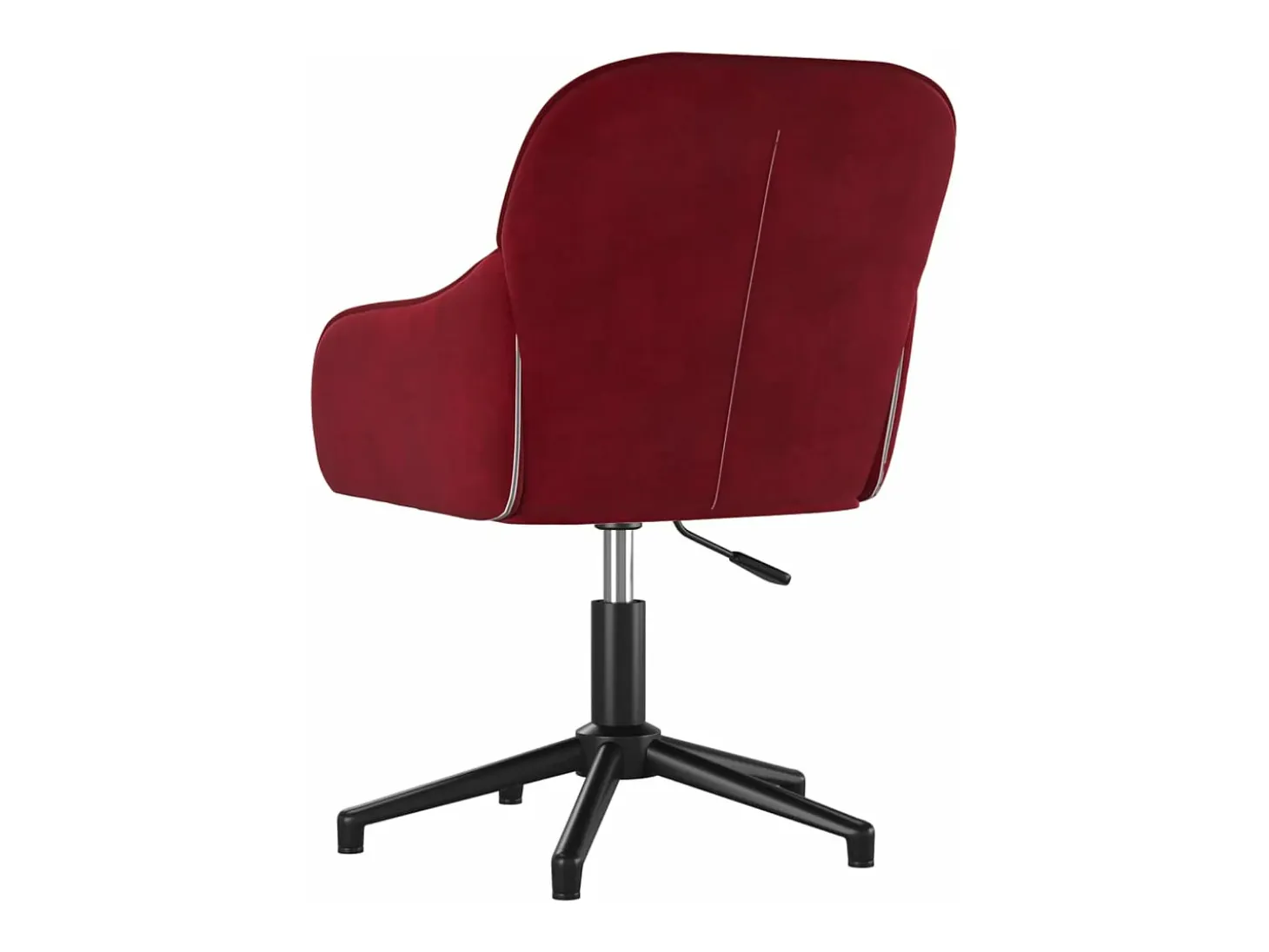 Sillas de comedor giratorias 2 unidades terciopelo rojo tinto