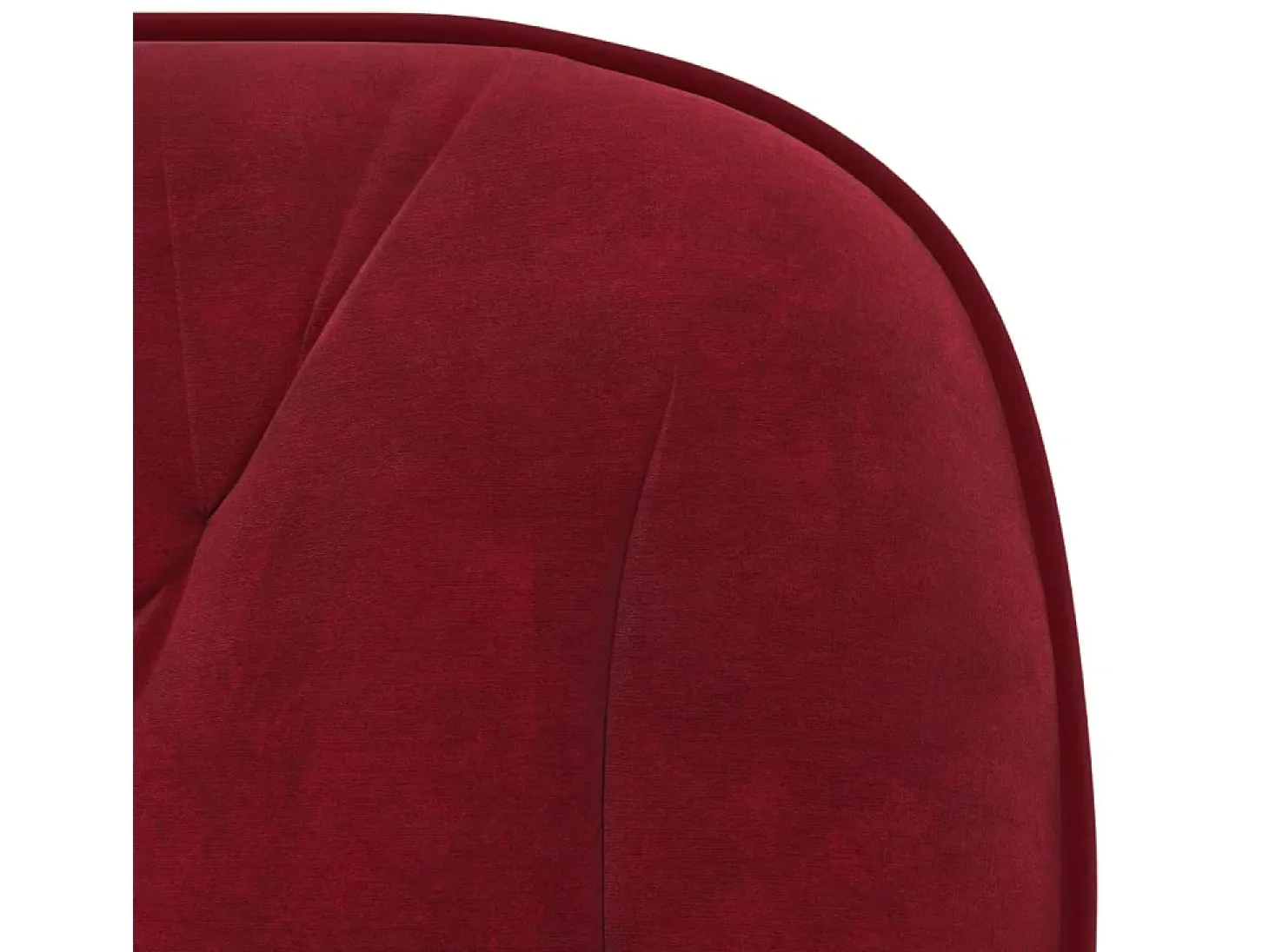 Sillas de comedor giratorias 2 unidades terciopelo rojo tinto