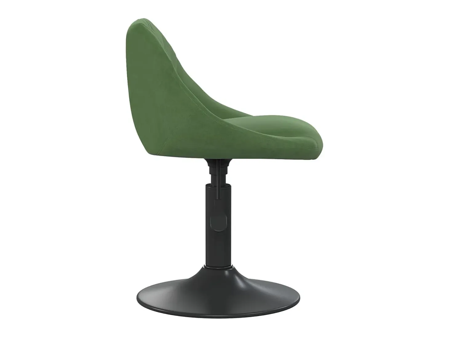 Sillas de comedor giratorias 6 unidades terciopelo verde oscuro