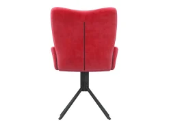 Sillas de comedor giratorias 2 unidades terciopelo rojo tinto