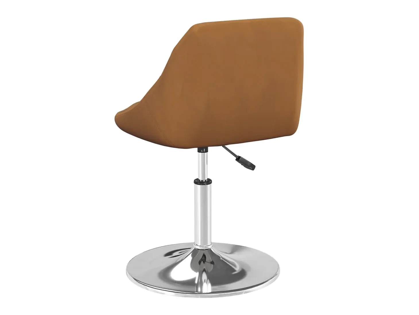 Sillas de comedor giratorias 2 unidades terciopelo marrón