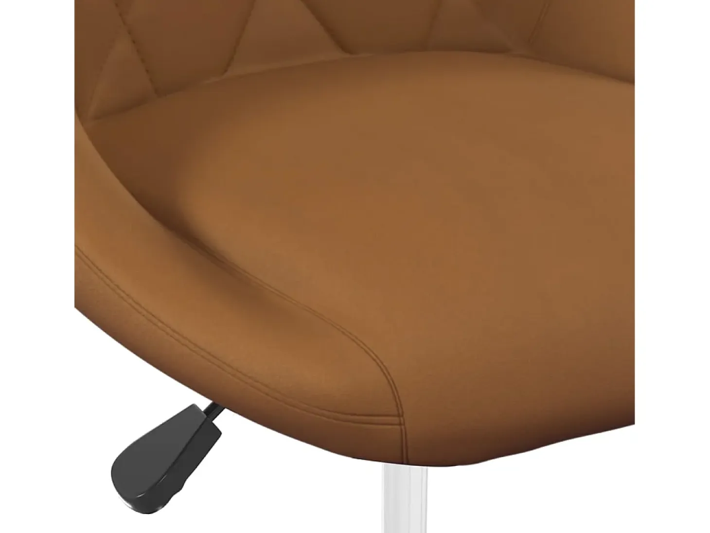 Sillas de comedor giratorias 2 unidades terciopelo marrón