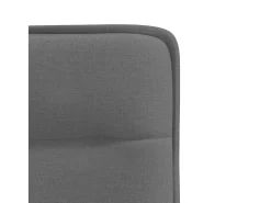 Sillas de comedor giratorias 4 unidades tela gris oscuro