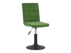 Sillas de comedor giratorias 2 unidades terciopelo verde oscuro