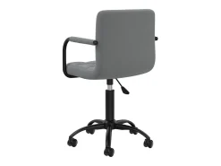 Sillas de comedor giratorias 6 unidades terciopelo gris oscuro