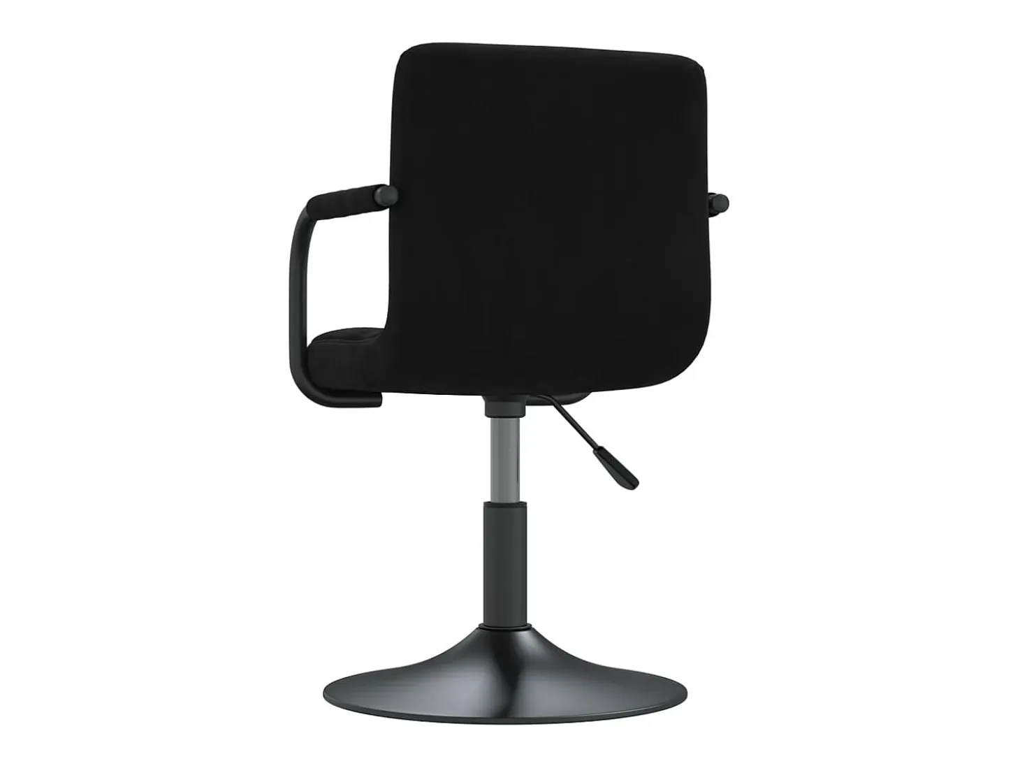 Sillas de comedor giratorias 6 unidades terciopelo negro