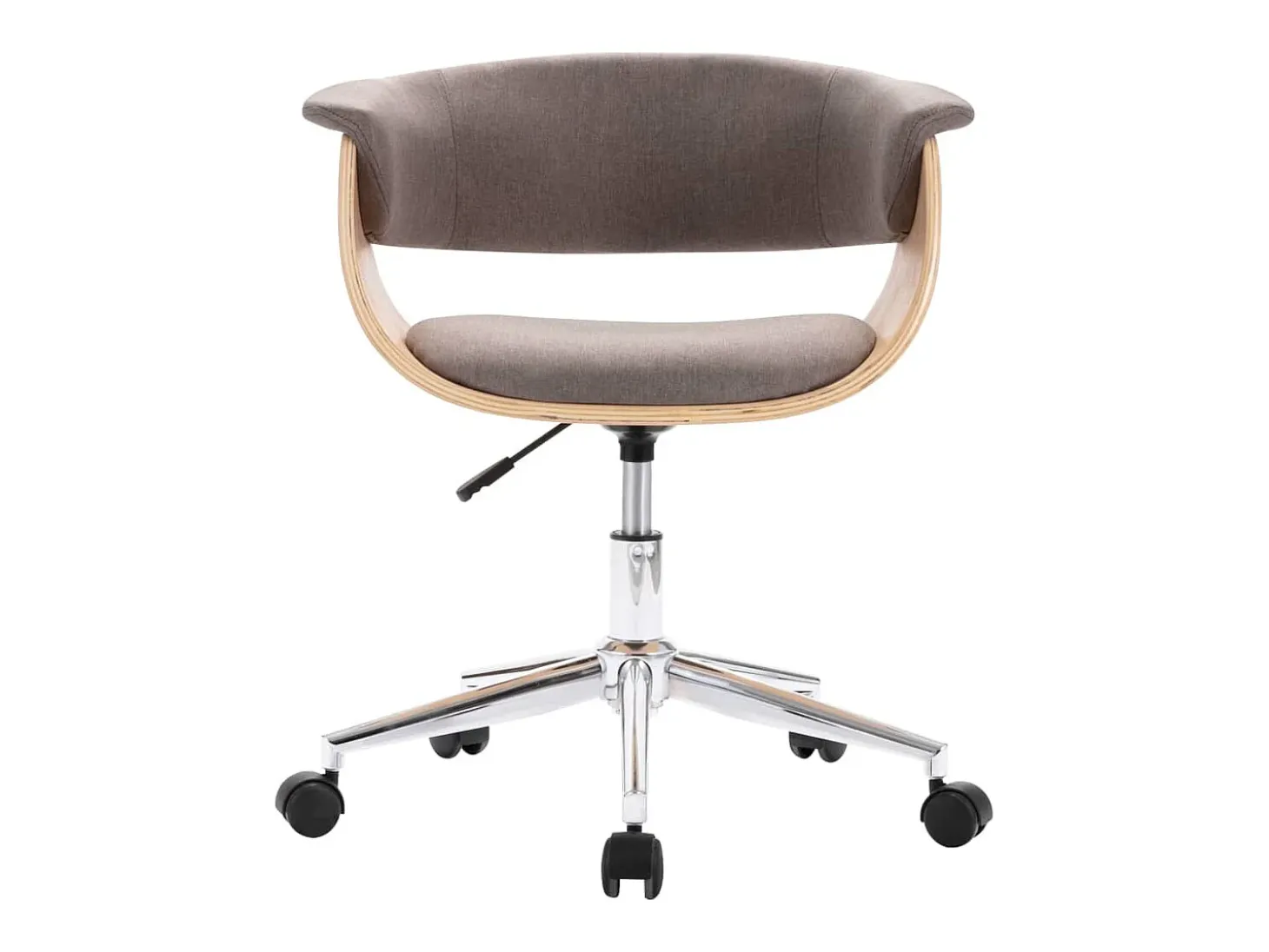 Sillas de comedor giratorias 4 unidades tela taupe