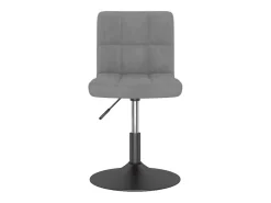 Sillas de comedor giratorias 4 unidades terciopelo gris oscuro