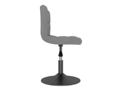 Sillas de comedor giratorias 4 unidades terciopelo gris oscuro