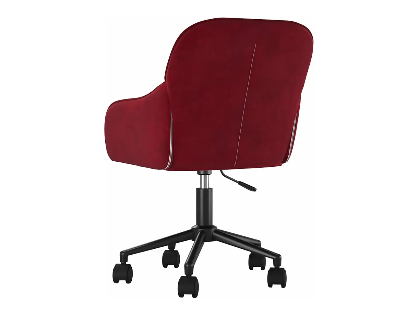 Sillas de comedor giratorias 2 unidades terciopelo rojo tinto