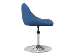 Sillas de comedor giratorias 2 uds terciopelo azul