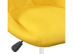 Sillas de comedor giratorias 4 uds terciopelo amarillo mostaza