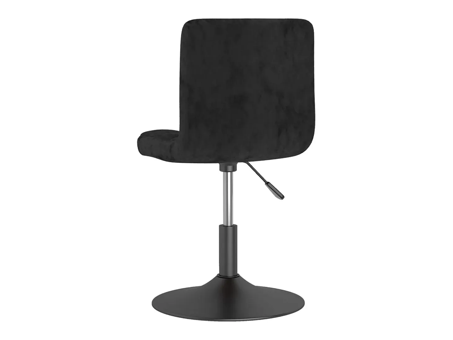 Sillas de comedor giratorias 4 unidades terciopelo negro