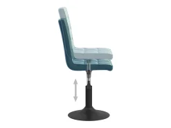 Sillas de comedor giratorias 6 unidades terciopelo azul