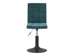 Sillas de comedor giratorias 6 unidades terciopelo azul