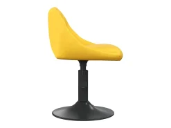 Sillas de comedor giratorias 2 unidades terciopelo amarillo mostaza