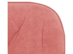 Sillas de comedor giratorias 2 unidades terciopelo rosa