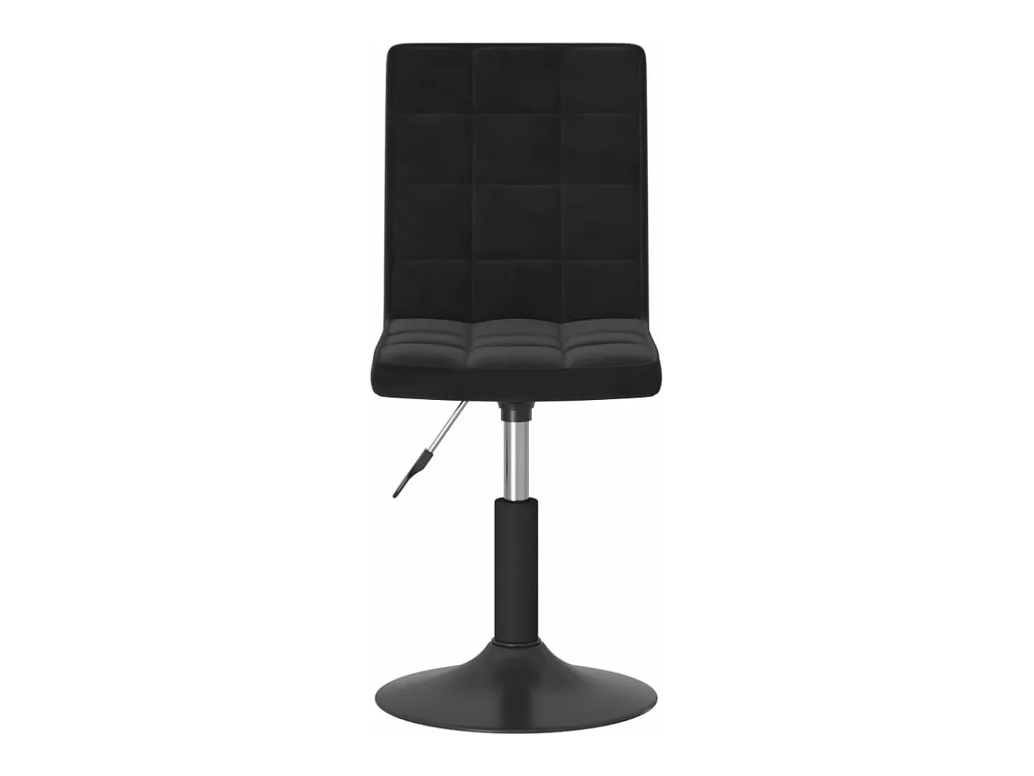 Sillas de comedor giratorias 6 unidades terciopelo negro