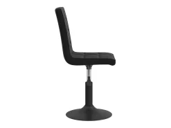 Sillas de comedor giratorias 6 unidades terciopelo negro