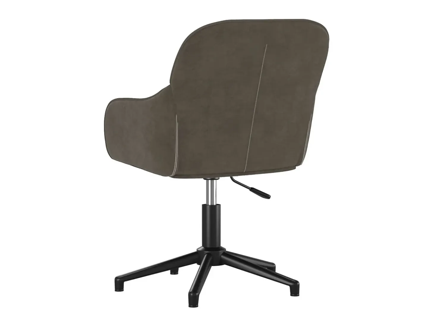 Sillas de comedor giratorias 2 unidades terciopelo gris oscuro