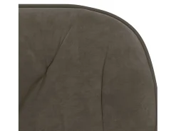 Sillas de comedor giratorias 2 unidades terciopelo gris oscuro