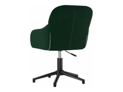 Sillas de comedor giratorias 2 unidades terciopelo verde oscuro