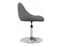 Sillas de comedor giratorias 4 unidades terciopelo gris oscuro