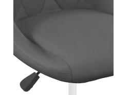 Sillas de comedor giratorias 4 unidades terciopelo gris oscuro