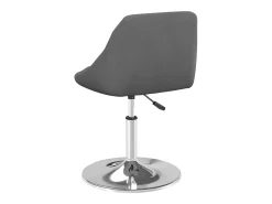 Sillas de comedor giratorias 4 unidades terciopelo gris oscuro