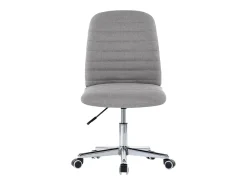 Sillas de comedor giratorias 2 unidades tela gris claro