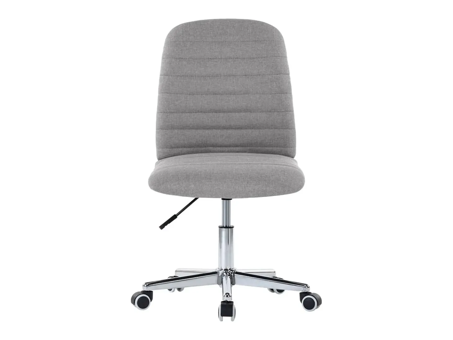 Sillas de comedor giratorias 2 unidades tela gris claro