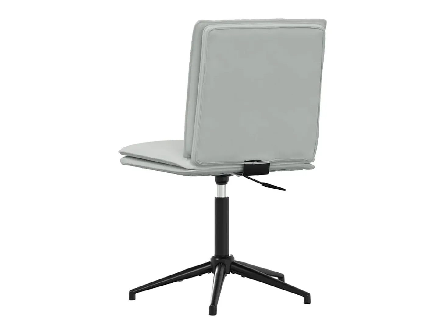 Sillas de comedor giratorias 6 unidades terciopelo gris claro