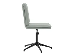 Sillas de comedor giratorias 6 unidades terciopelo gris claro