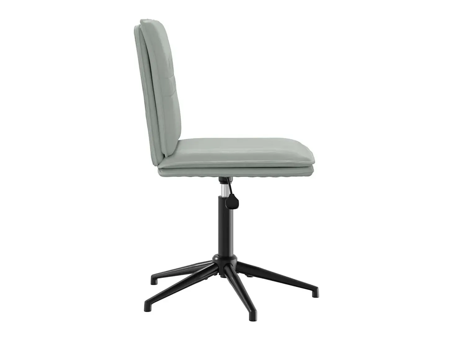 Sillas de comedor giratorias 6 unidades terciopelo gris claro