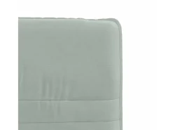 Sillas de comedor giratorias 6 unidades terciopelo gris claro