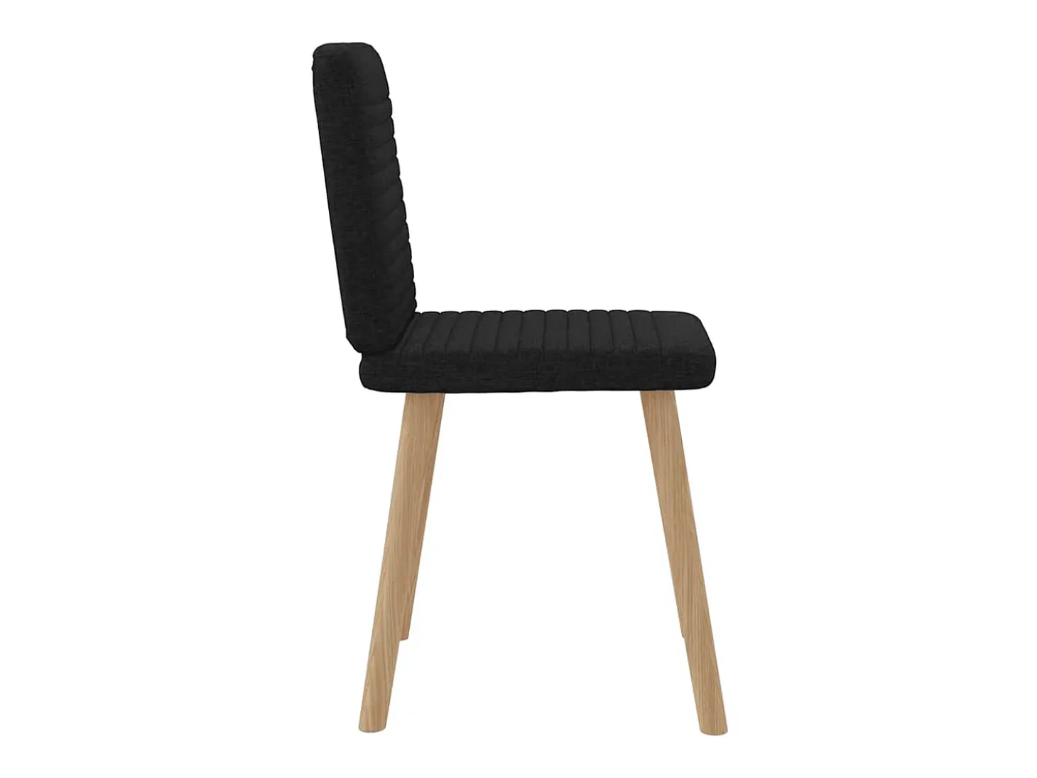 Sillas de comedor giratorias 6 unidades tela negras