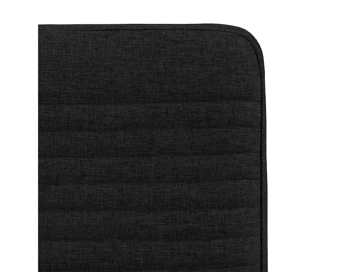 Sillas de comedor giratorias 6 unidades tela negras