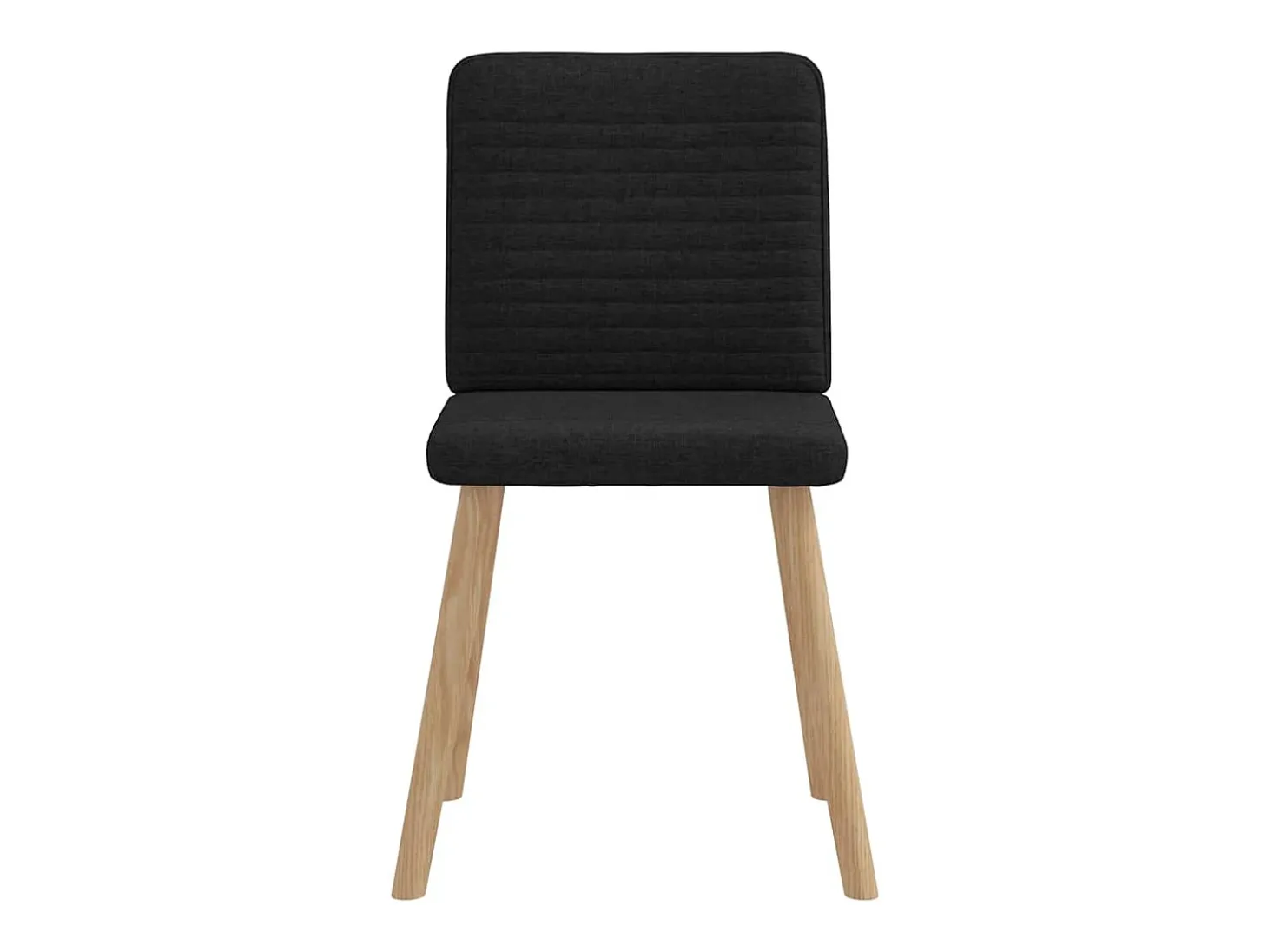 Sillas de comedor giratorias 6 unidades tela negras