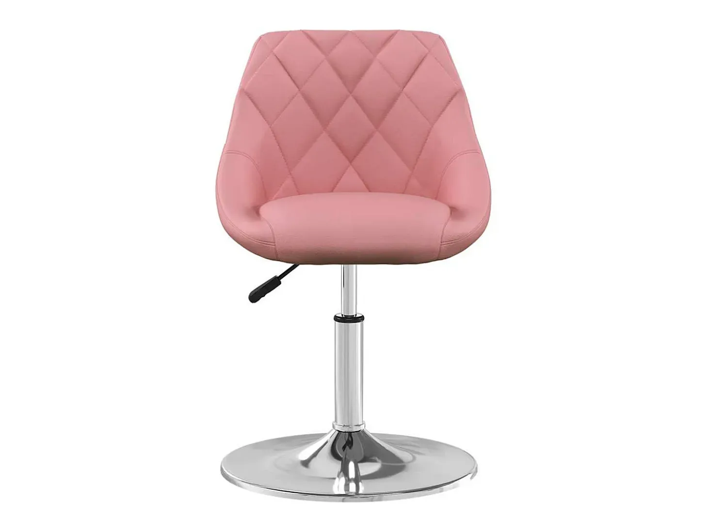 Sillas de comedor giratorias 2 unidades terciopelo rosa