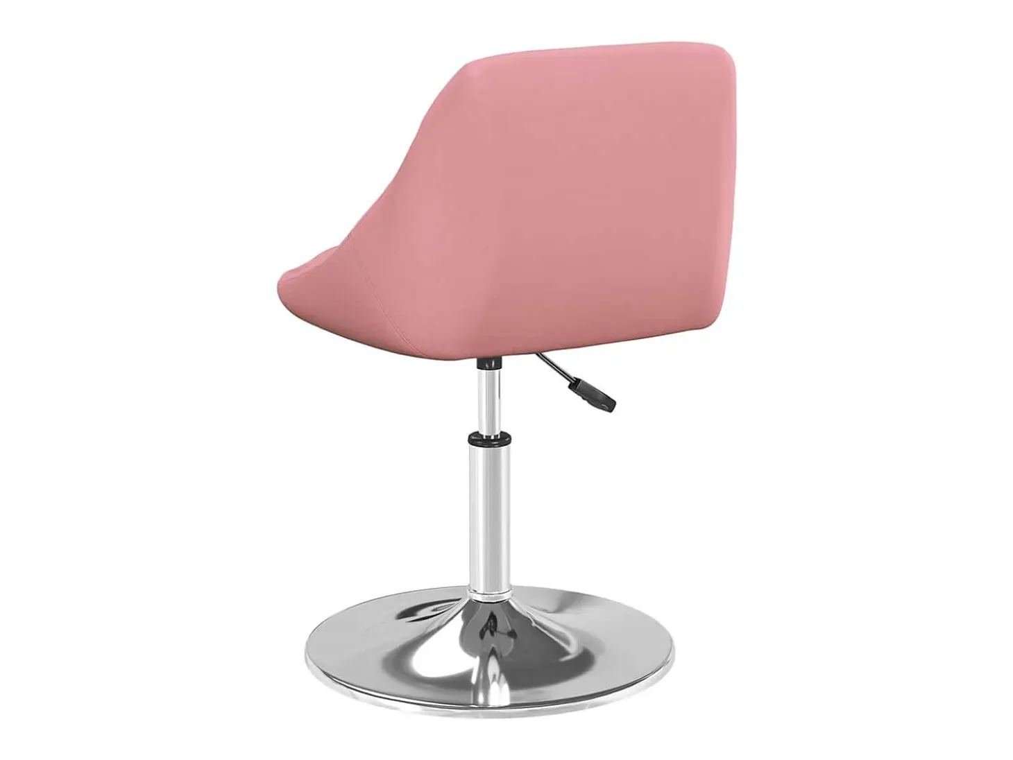 Sillas de comedor giratorias 2 unidades terciopelo rosa