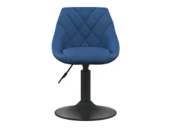 Sillas de comedor giratorias 2 unidades terciopelo azul