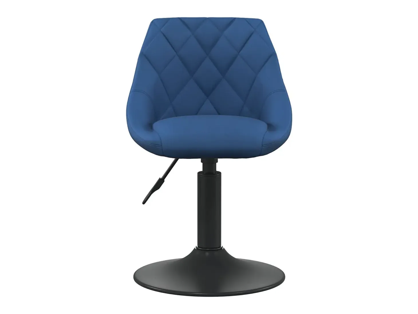 Sillas de comedor giratorias 2 unidades terciopelo azul