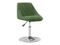 Sillas de comedor giratorias 4 unidades terciopelo verde oscuro