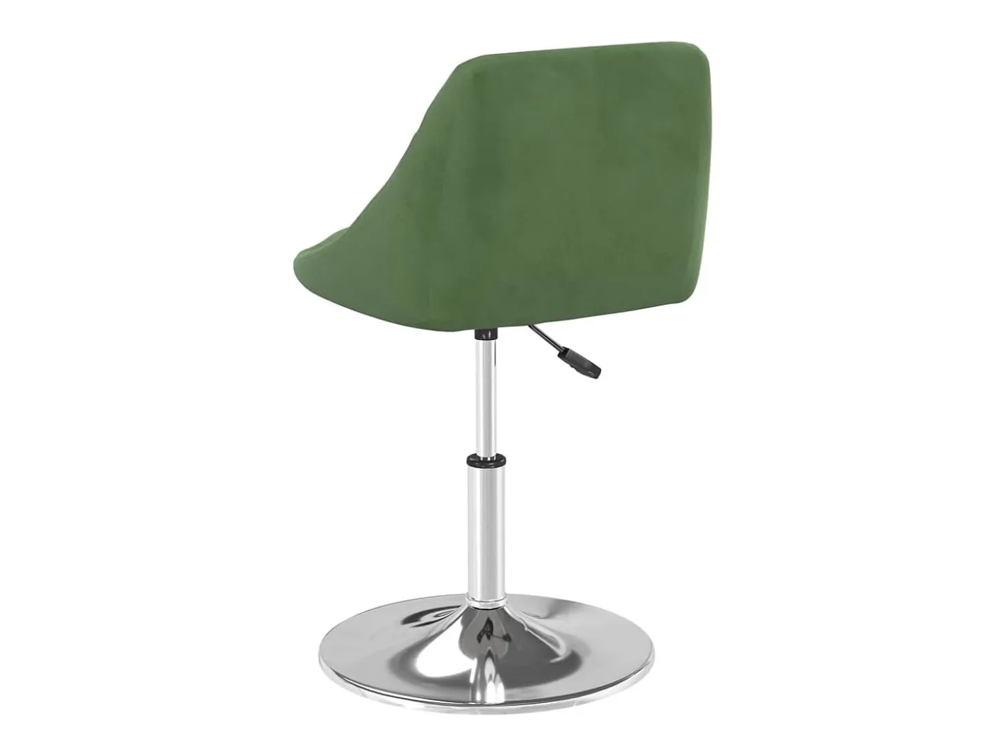 Sillas de comedor giratorias 4 unidades terciopelo verde oscuro