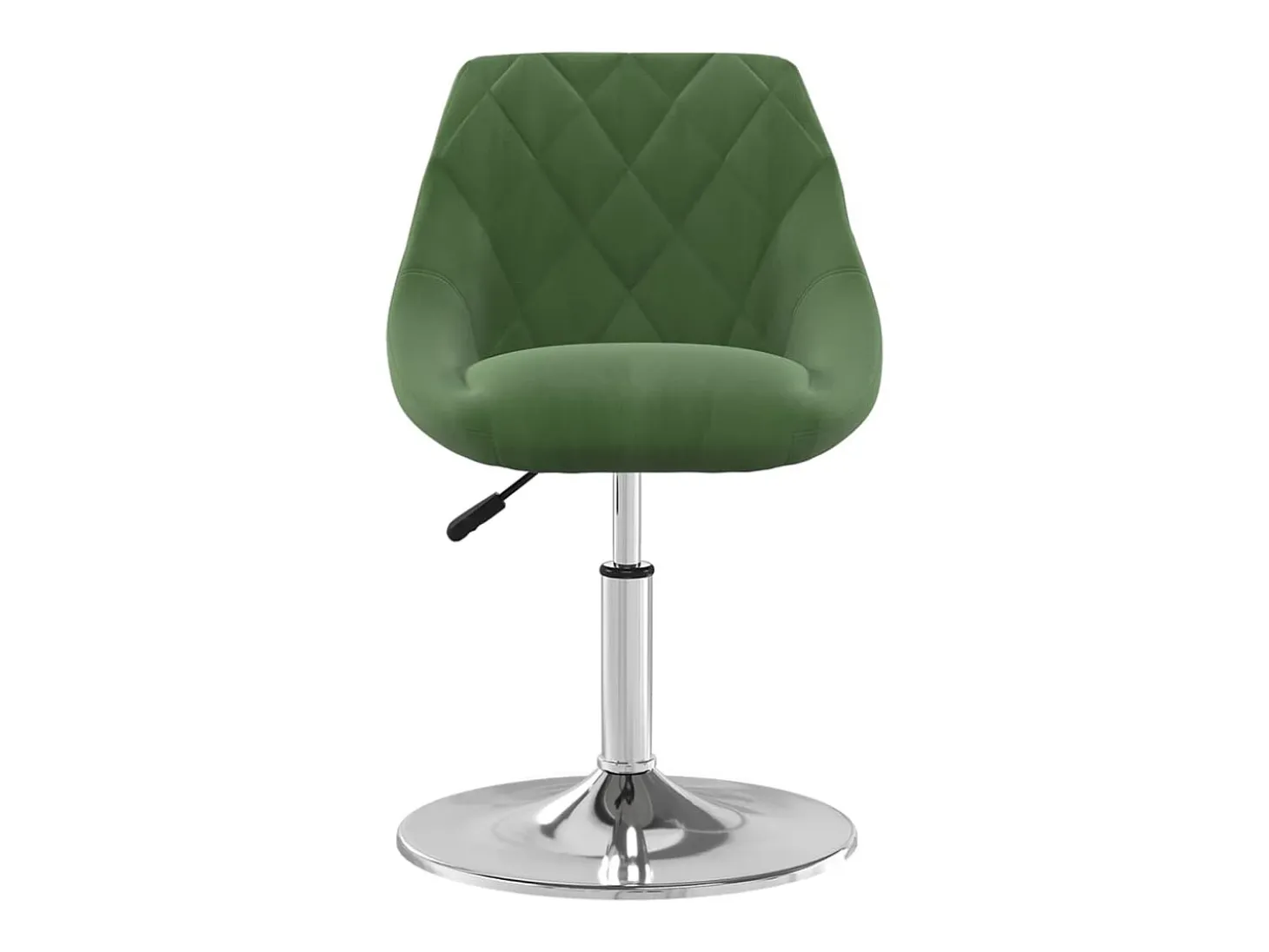 Sillas de comedor giratorias 4 unidades terciopelo verde oscuro