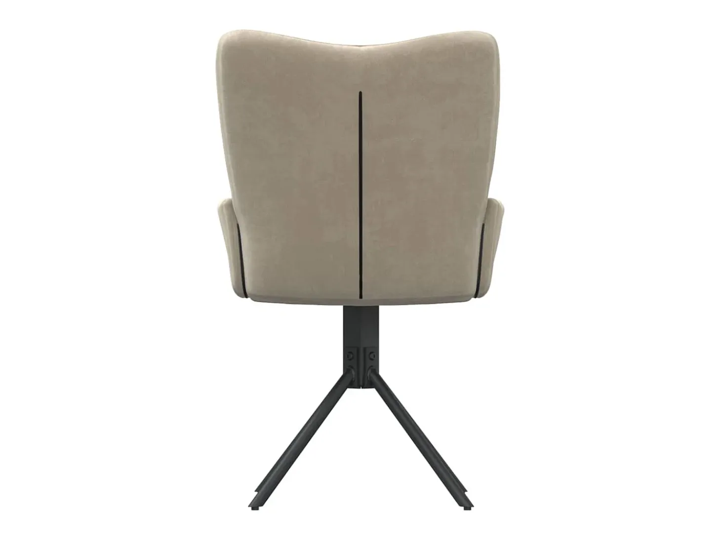 Sillas de comedor giratorias 2 unidades de terciopelo gris claro