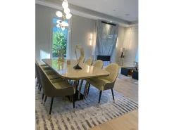 Sillas de comedor juego de 2 sillas de cocina cómodas sillones de mesa de comedor en cuero 52x49x90cm - Crema blanco